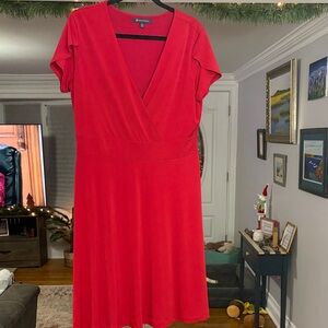 Brooks Brothers Red Midi Dress
